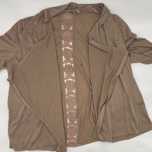 NY Collection Petite Open Front Cardigan